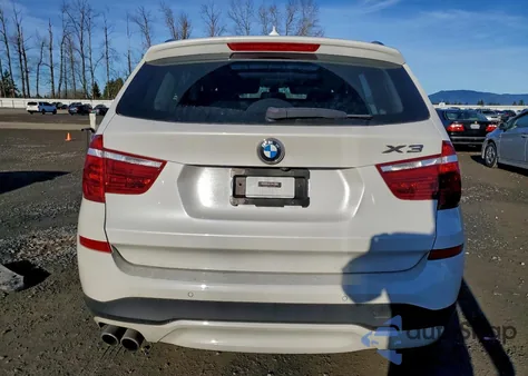 2017 BMW X3 Sdrive28I from USA, damaged, VIN 5UXWZ7C5XH0T43621